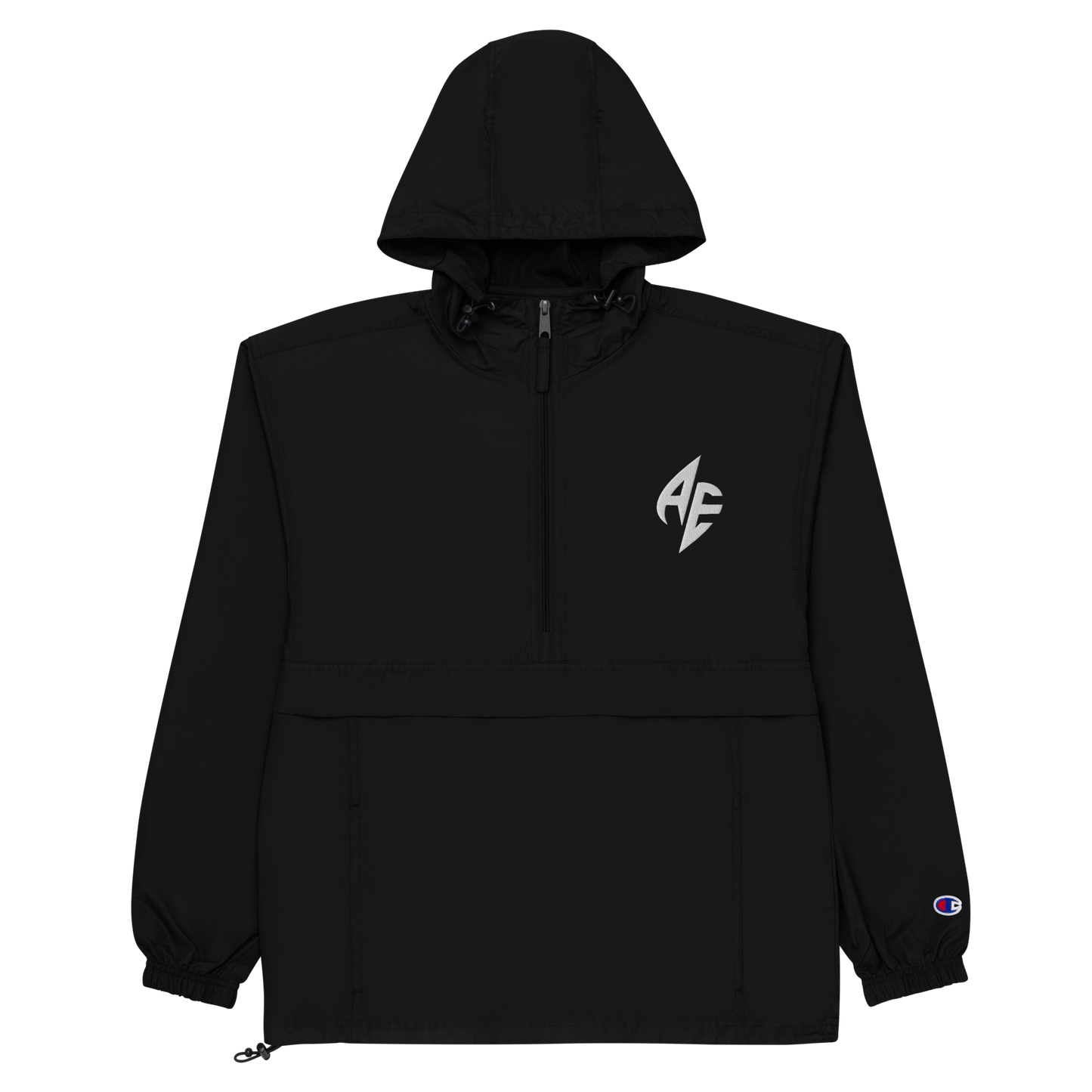 ◆AEAE◆ WEB LOGO TEAM JACKET BLACK AE44FUJP004BLK SHREDDY Team Jacket Mens Black (US, Alpha, XX-Large, Regular